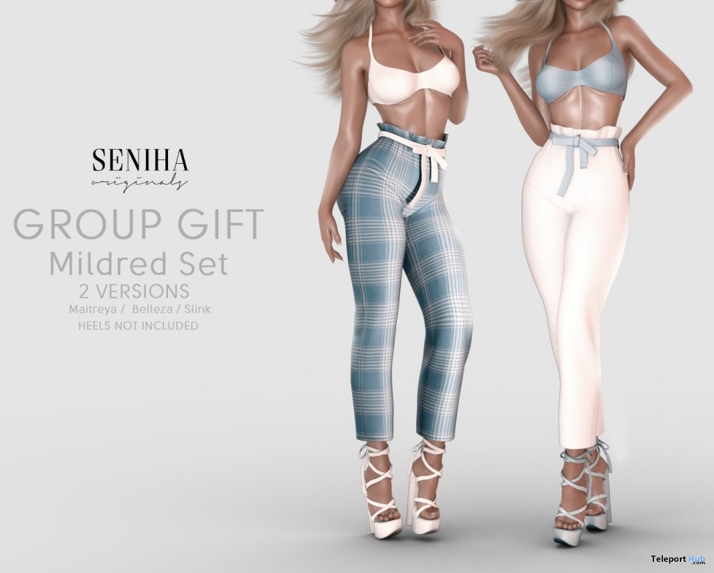 Mildred Outfit Set April 2019 Group Gift by Seniha Originals - Teleport Hub - teleporthub.com