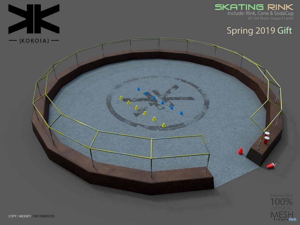 Skating Rink April 2019 Gift by kokoia - Teleport Hub - teleporthub.com