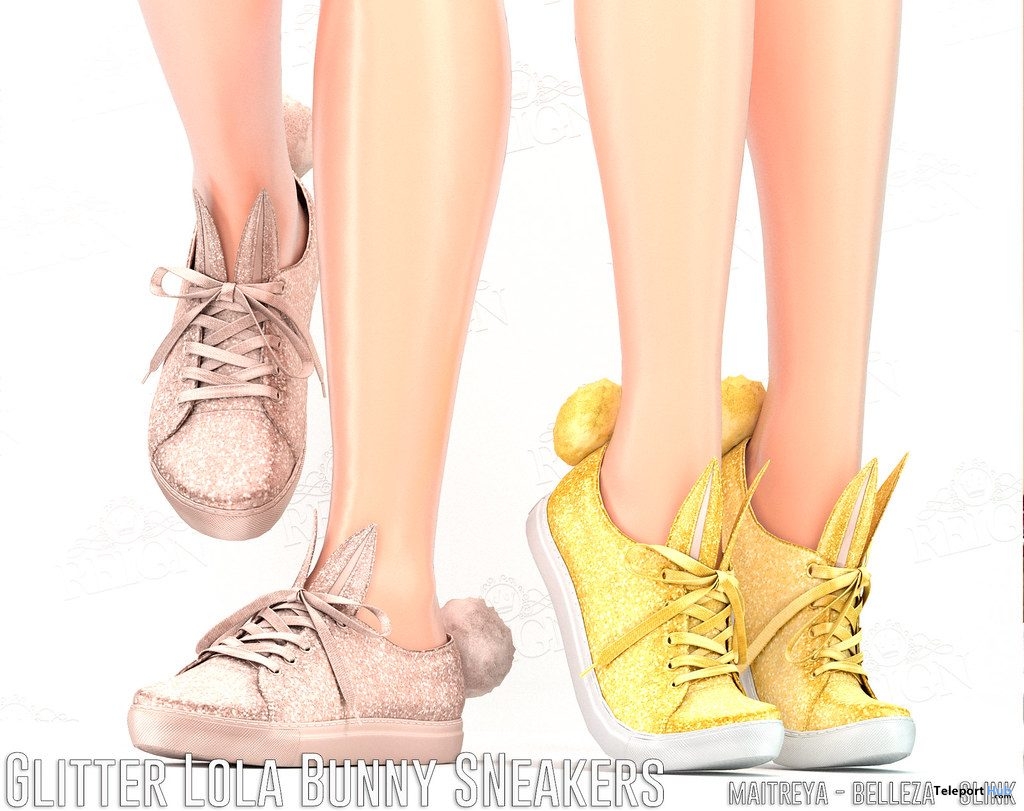 Glitter Lola Bunny Sneakers April 2019 Group Gift by REIGN - Teleport Hub - teleporthub.com