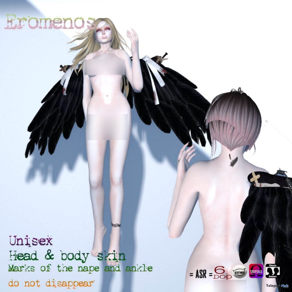 Eromenos Skin Set April 2019 Group Gift by Oola Messia - Teleport Hub - teleporthub.com