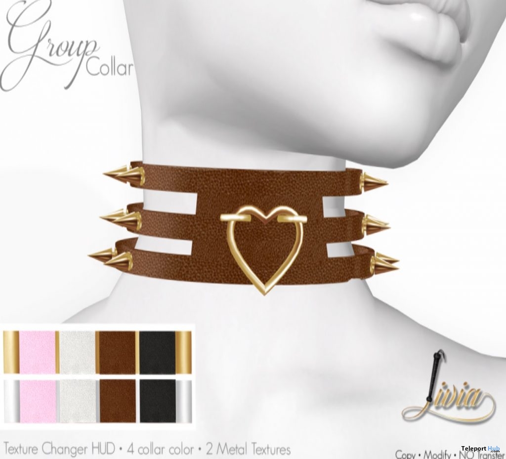 Celia Collar April 2019 Group Gift by L.D.A. - Teleport Hub - teleporthub.com