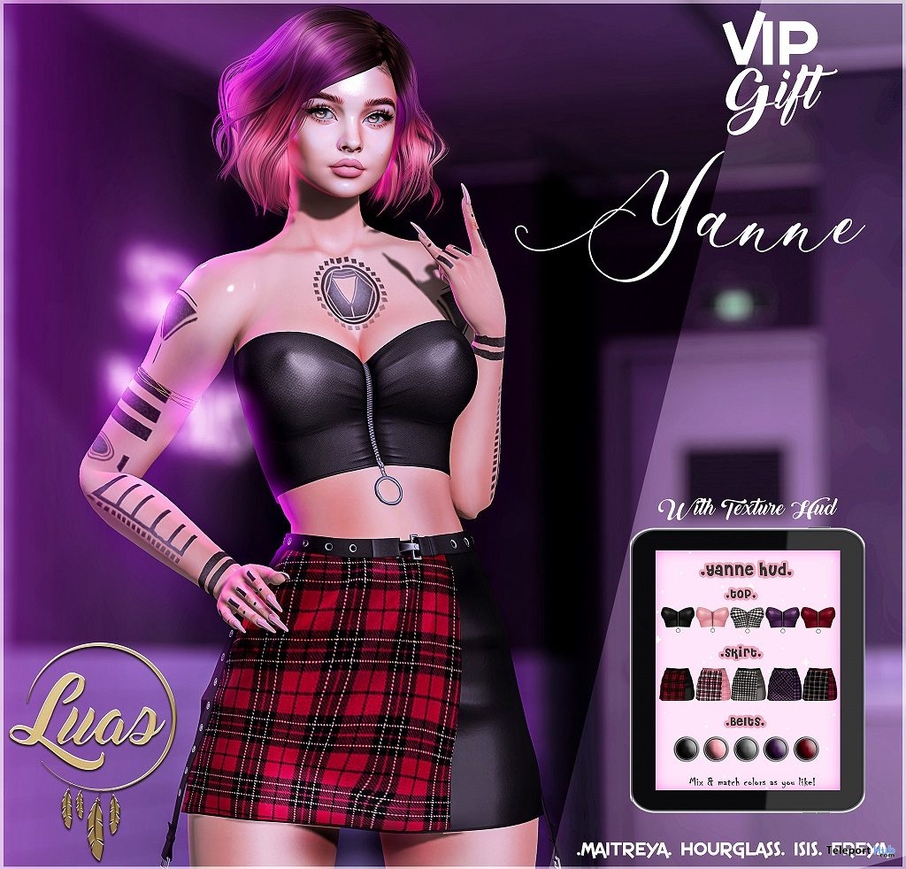 Yanne Outfit Fatpack May 2019 Group Gift by Luas - Teleport Hub - teleporthub.com