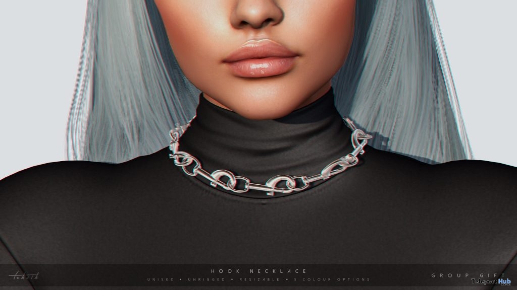 Hook Necklace May 2019 Group Gift by toksik - Teleport Hub - teleporthub.com