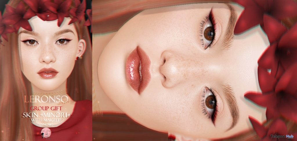 Minori Skin Snow Tone For Lelutka Head May 2019 Group Gift by LERONSO skins - Teleport Hub - teleporthub.com