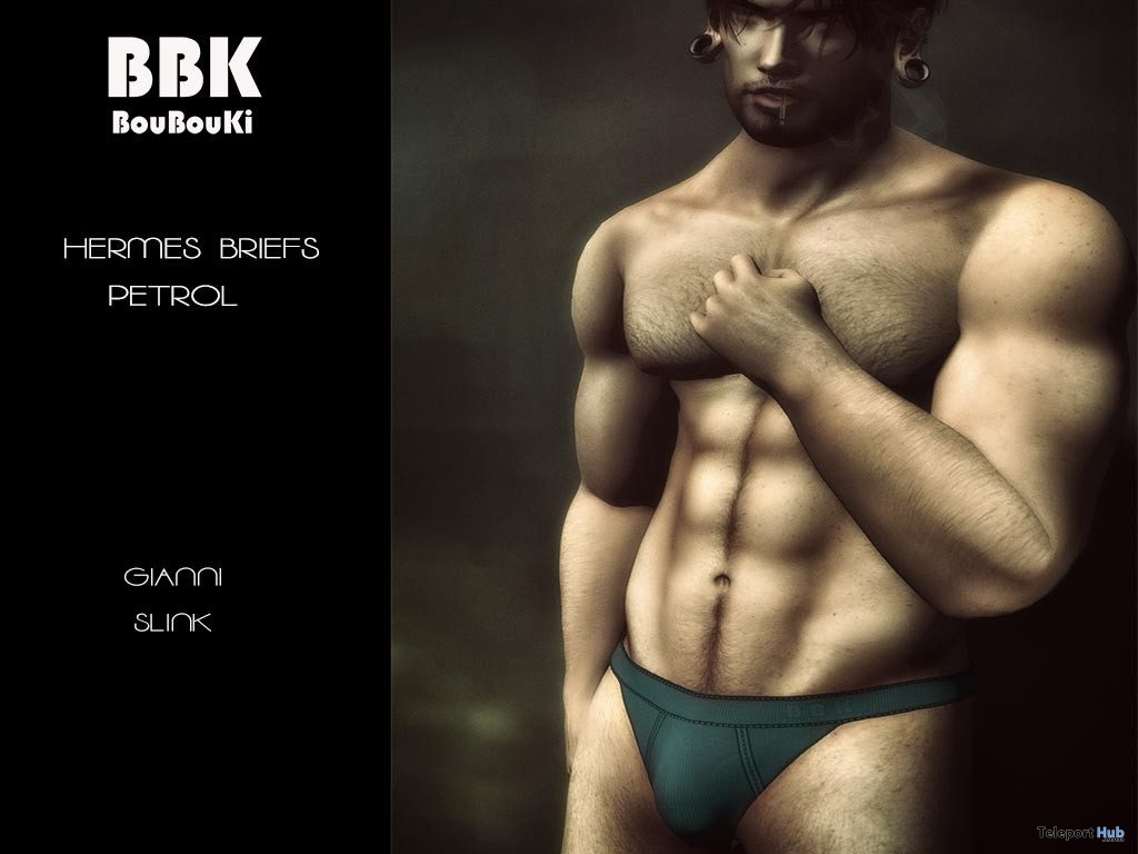 Hermes Briefs Petrol For Men June 2019 Group Gift by BouBouKi - Teleport Hub - teleporthub.com