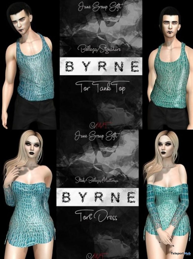 Tor Tanktop & Tori Dress June 2019 Group Gift by BYRNE - Teleport Hub - teleporthub.com