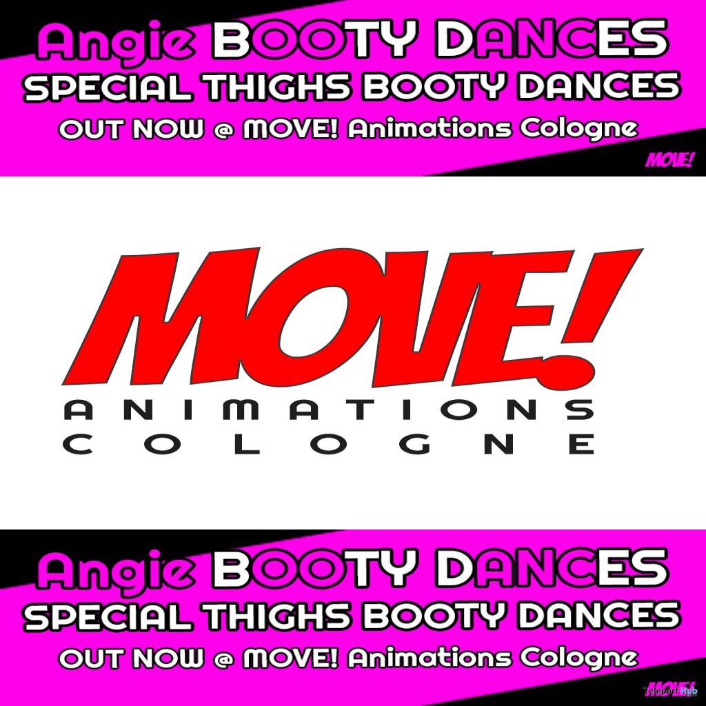 New Release: Angie Booty Bento Dance Pack by MOVE! Animations Cologne - Teleport Hub - teleporthub.com