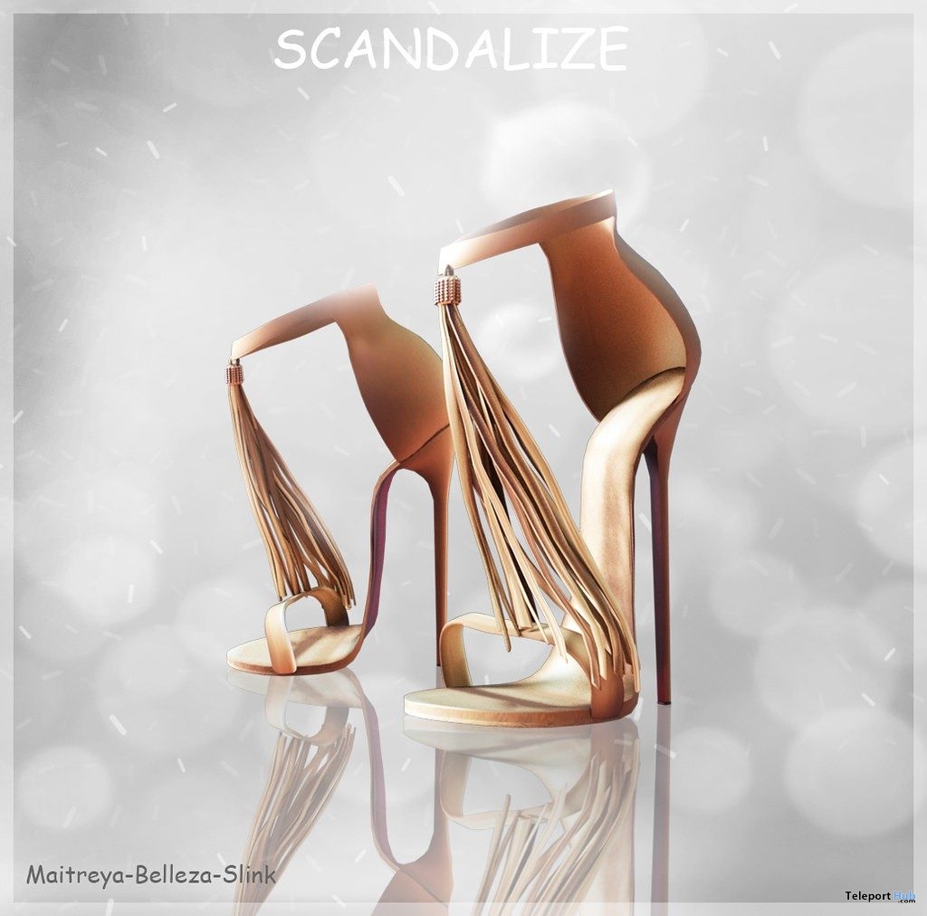 Seren Heels Gold July 2019 Group Gift by SCANDALIZE - Teleport Hub - teleporthub.com