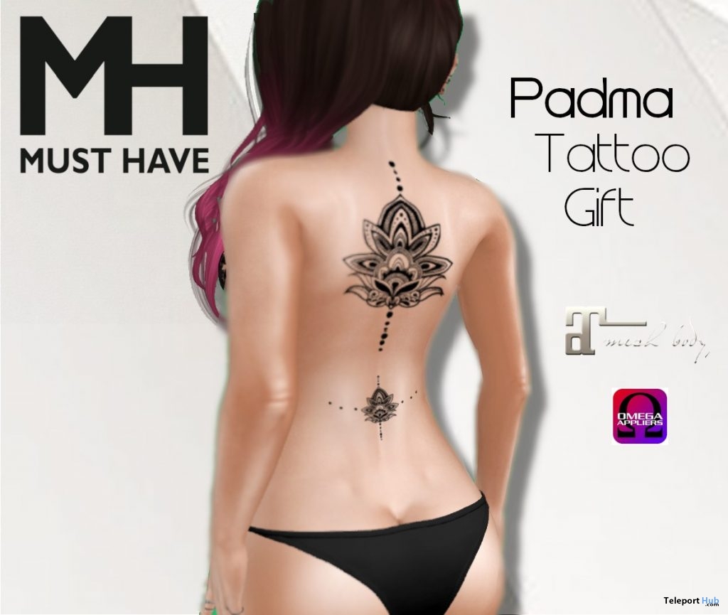 Padma Tattoo 1L Promo Gift by MUST HAVE - Teleport Hub - teleporthub.com