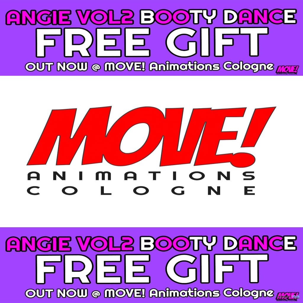 Angie 37 Booty Bento Dance July 2019 Gift by MOVE! Animations Cologne - Teleport Hub - teleporthub.com