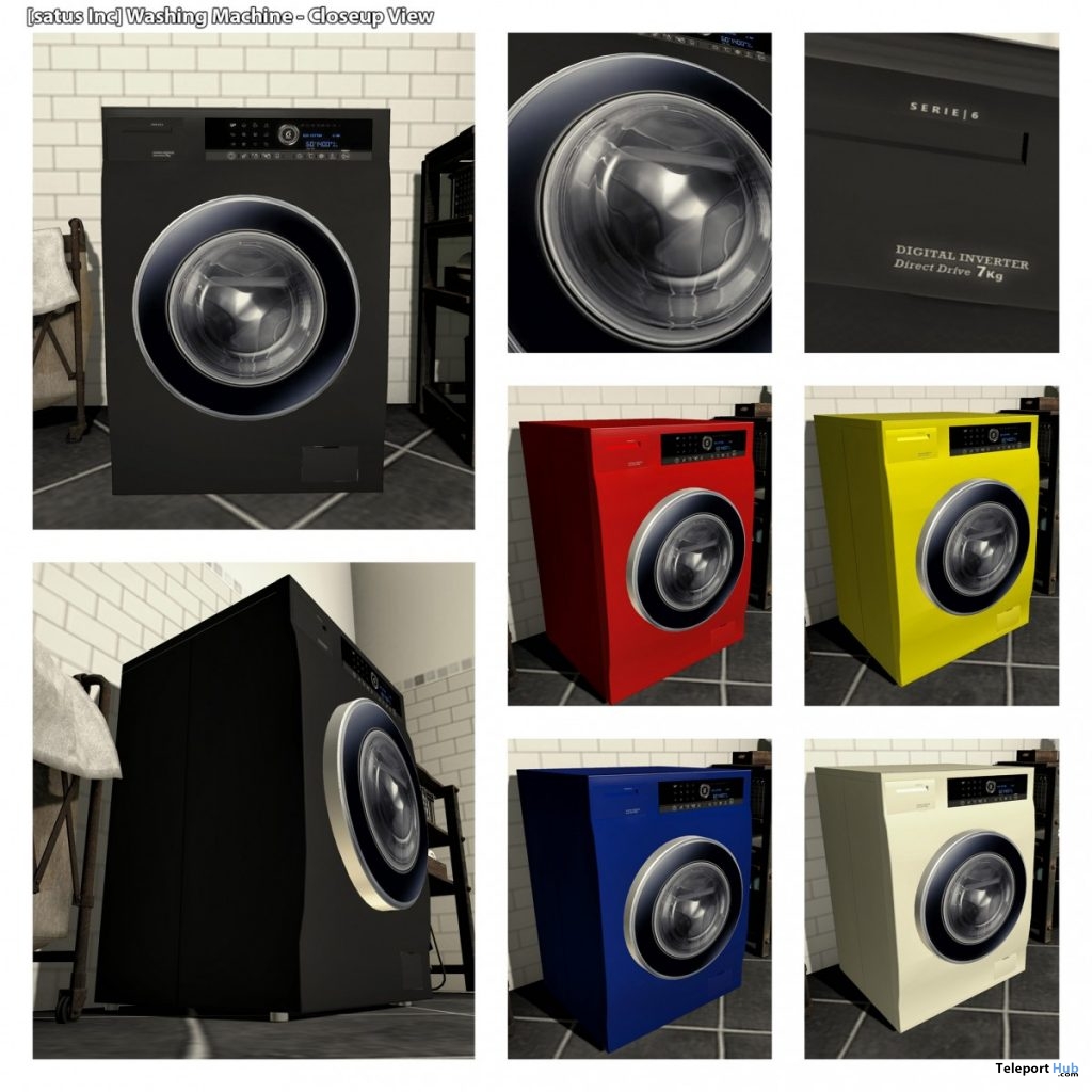 New Release: Washing Machine [PG] & [Adult] by [satus Inc] - Teleport Hub - teleporthub.com