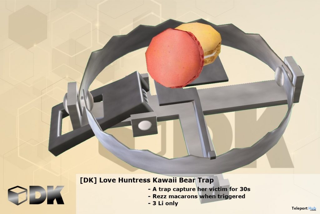 Love Huntress Kawaii Bear Trap August 2019 Group Gift by [DK]scripts - Teleport Hub - teleporthub.com