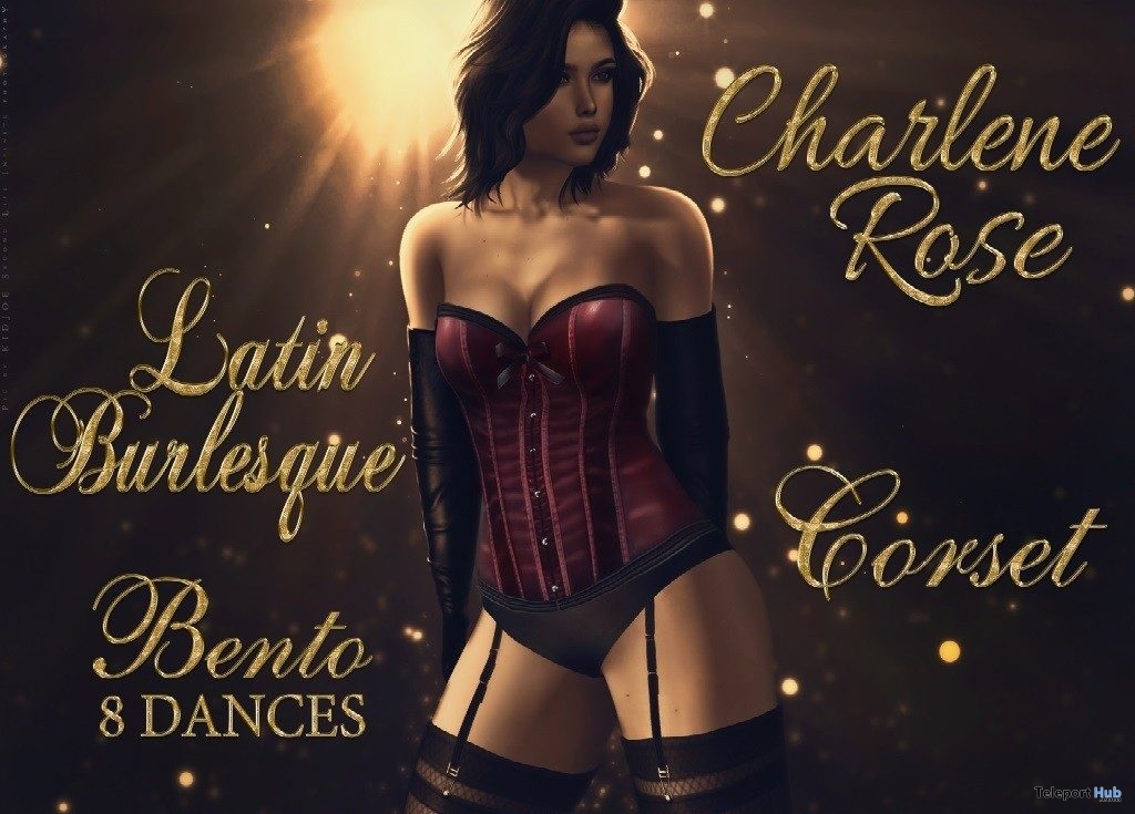 New Release: Charlene Rose Latin Burlesque Bento Dance Pack by Paragon Dance Animations @ Uber Event July 2019 - Teleport Hub - teleporthub.com