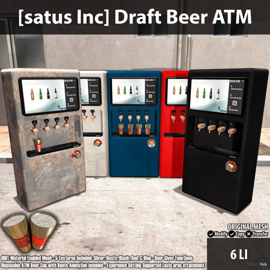 New Release: Draft Beer ATM by [satus Inc] - Teleport Hub - teleporthub.com