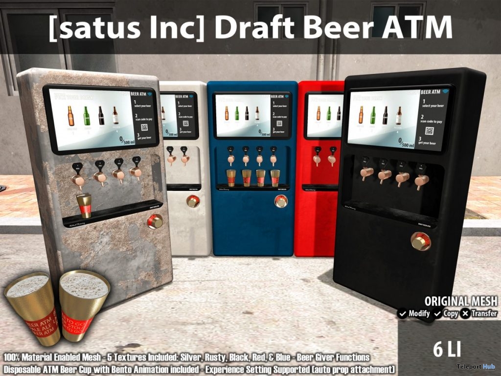 New Release: Draft Beer ATM by [satus Inc] - Teleport Hub - teleporthub.com