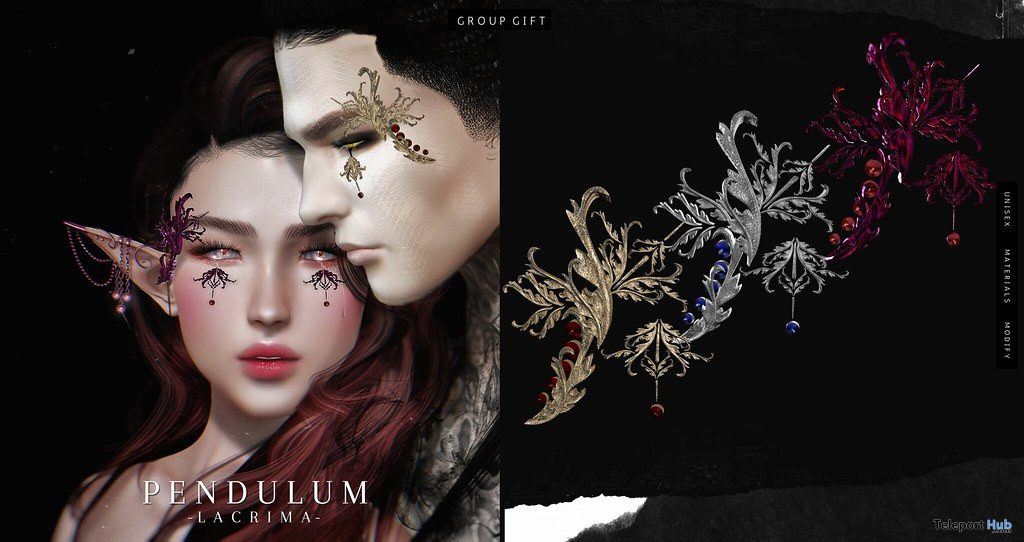 Lacrima Set September 2019 Group Gift by PENDULUM - Teleport Hub - teleporthub.com
