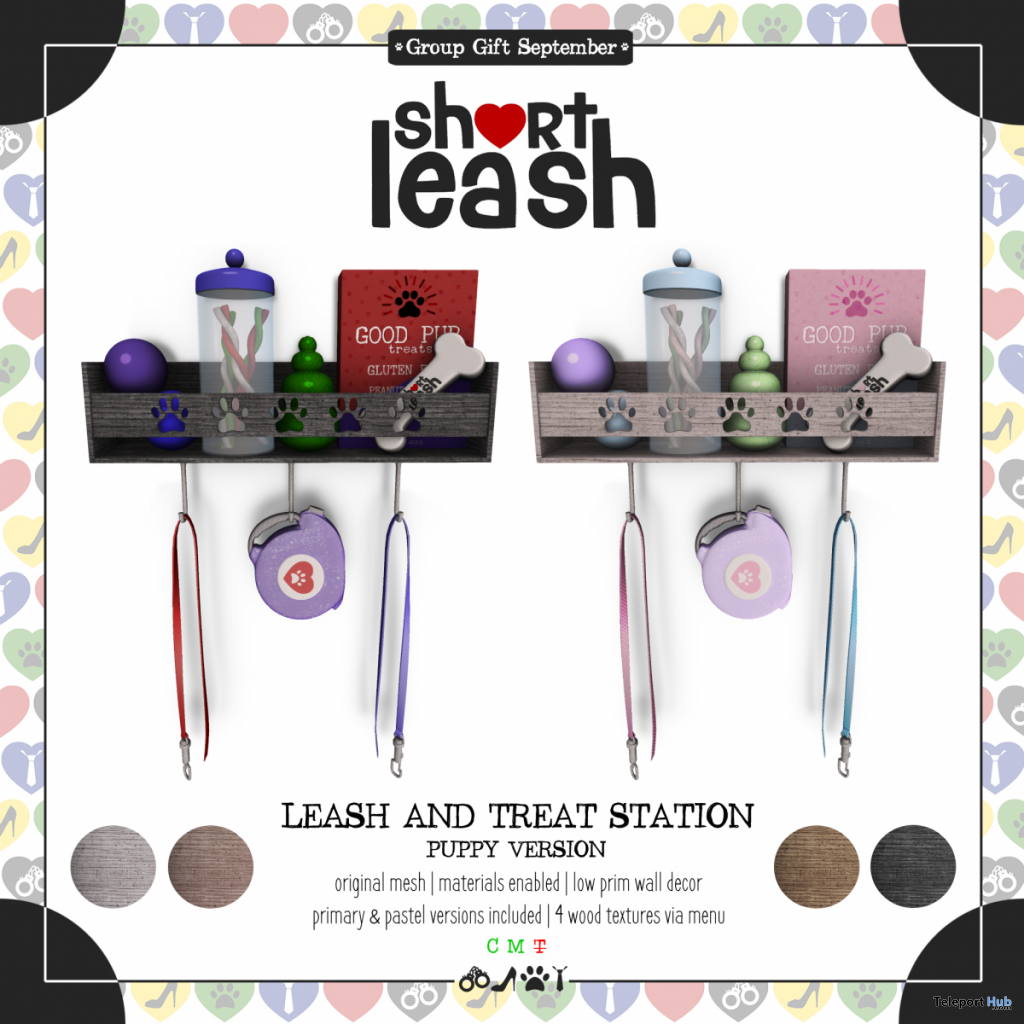Leash & Treat Station Puppy Version September 2019 Group Gift by Short Leash - Teleport Hub - teleporthub.com