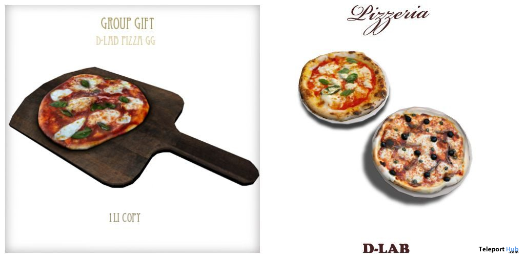 Pizza September 2019 Group Gift by D-LAB - Teleport Hub - teleporthub.com