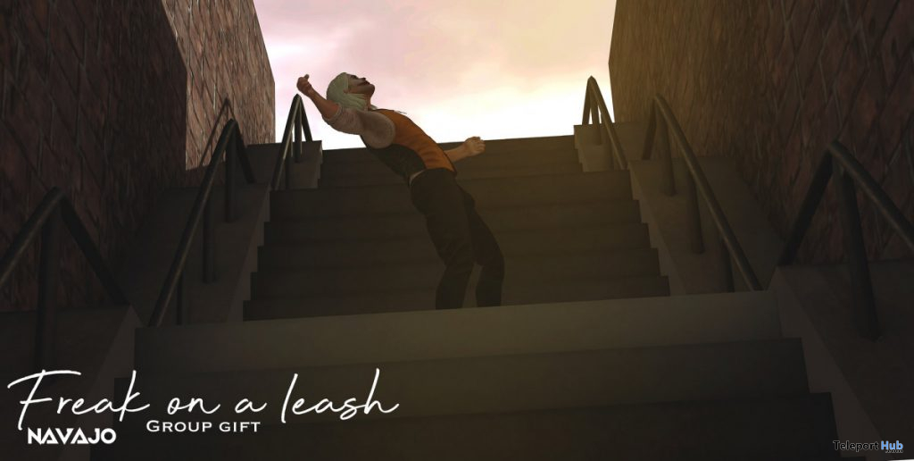 Freak On A Leash Pose October 2019 Group Gift by Navajo - Teleport Hub - teleporthub.com