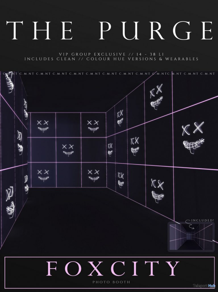 The Purge Photobooth October 2019 Group Gift by FOXCITY - Teleport Hub - teleporthub.com