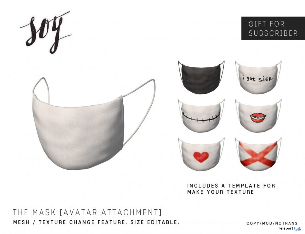 The Mask November 2019 Subscriber Gift by Soy - Teleport Hub - teleporthub.com