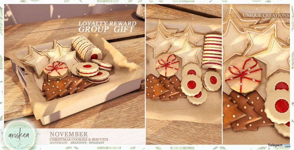 Christmas Cookies & Biscuits December 2019 Group Gift by Ariskea - Teleport Hub - teleporthub.com