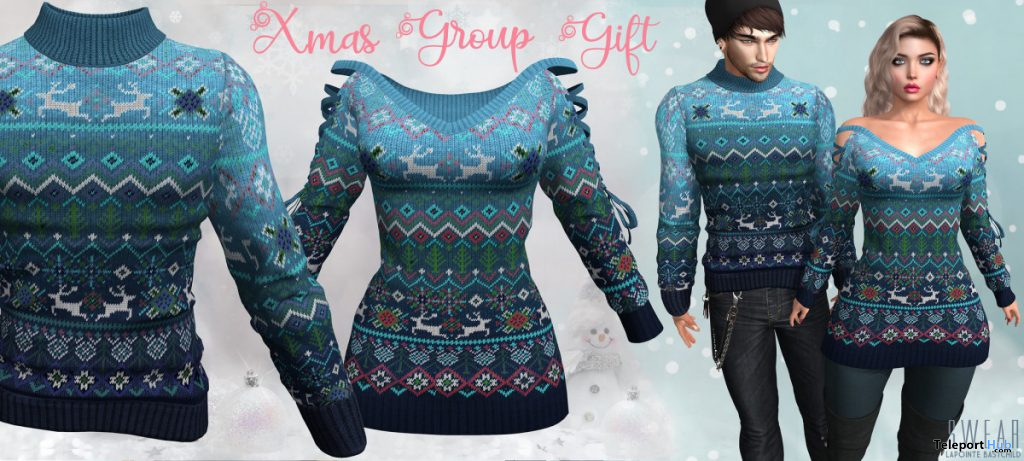 Bianca Sweater Dress & Havock Sweater Christmas 2019 Group Gift by L&B Swear - Teleport Hub - teleporthub.com