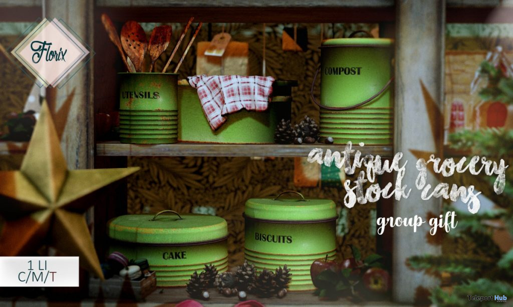 Antique Grocery Stock Cans December 2019 Gift by Florix - Teleport Hub - teleporthub.com