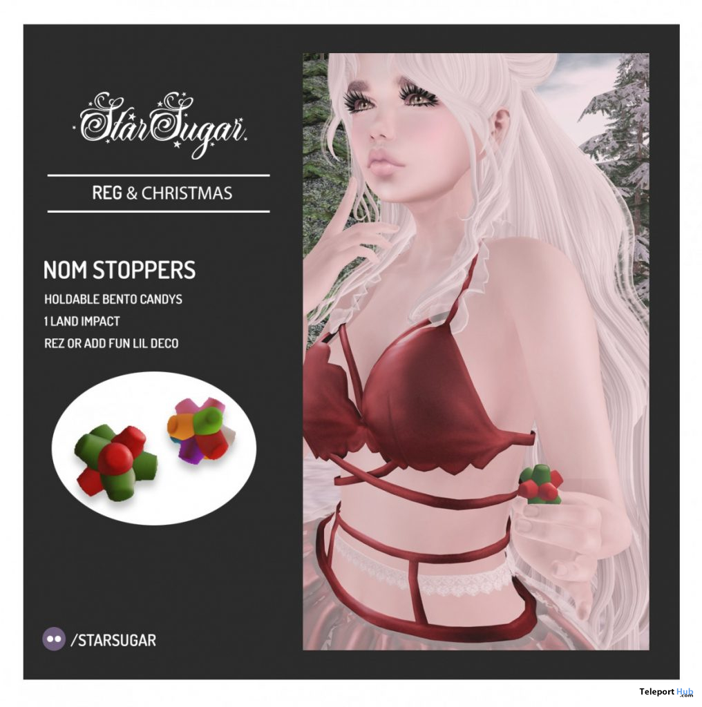 Nom Stopper Candy December 2019 Gift by Star Sugar - Teleport Hub - teleporthub.com