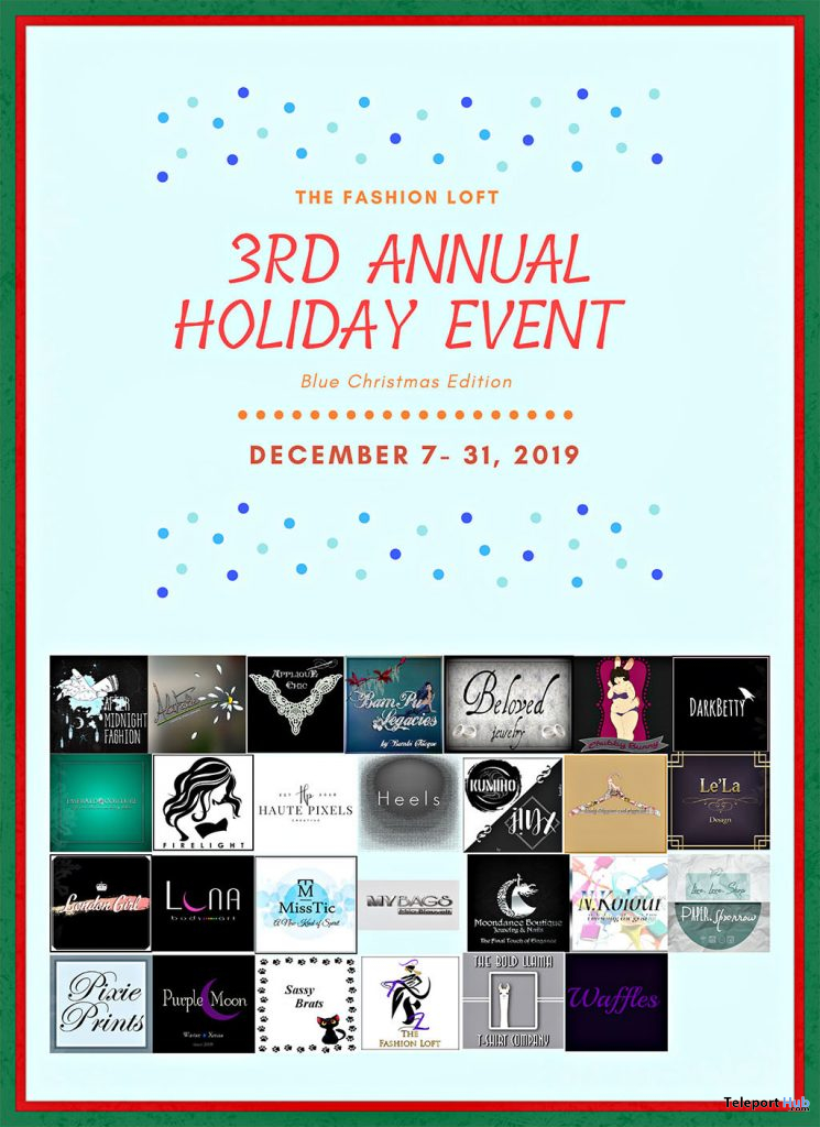 The Fashion Loft 2019 Holiday Event & Hunt - Teleport Hub - teleporthub.com