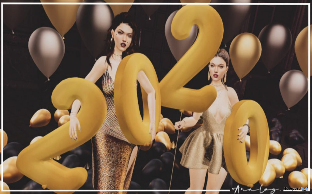 Happy New Year 2020 Pose December 2019 Group Gift by AnaLog. - Teleport Hub - teleporthub.com