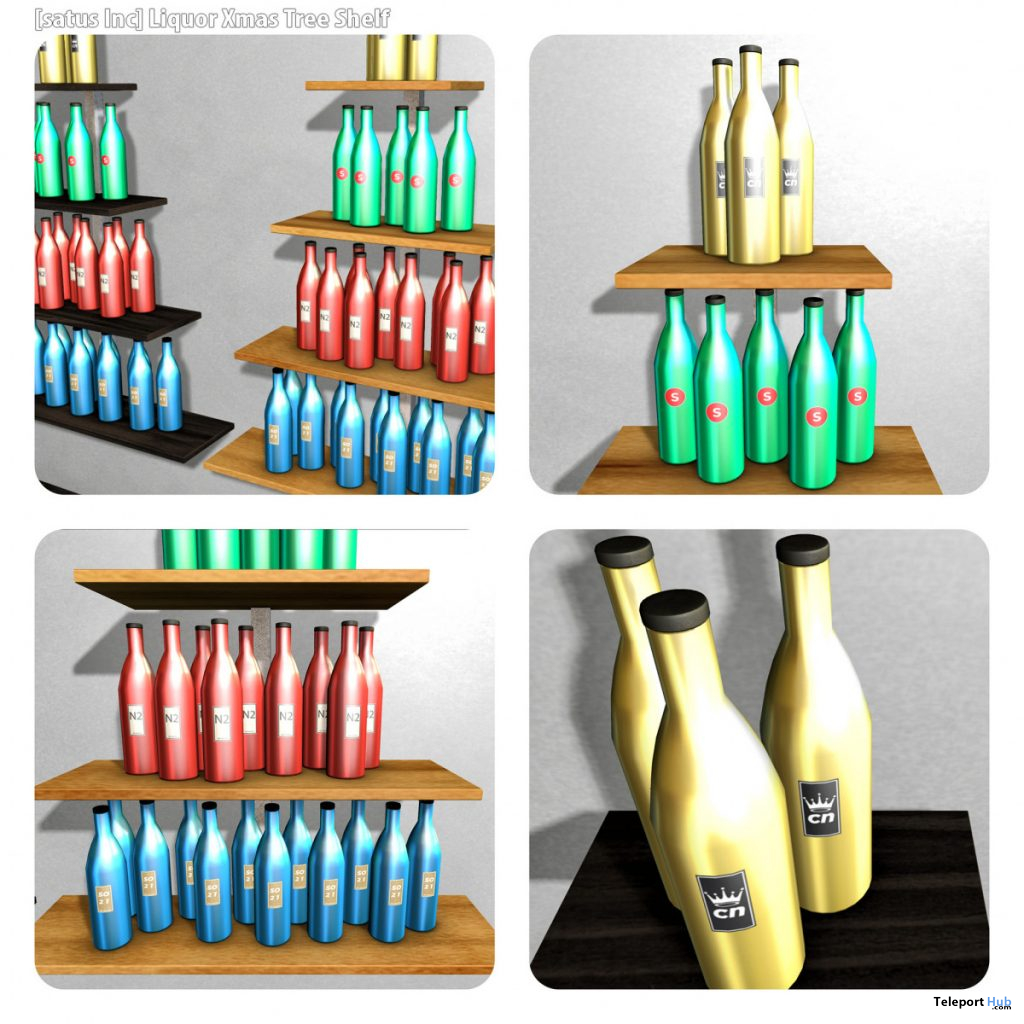 New Release: Liquor Xmas Tree Shelf by [satus Inc] - Teleport Hub - teleporthub.com
