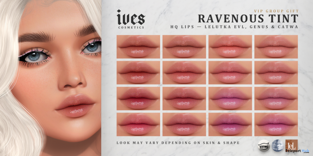 Ravenous Tint Lipsticks January 2020 Group Gift by IVES - Teleport Hub - teleporthub.com