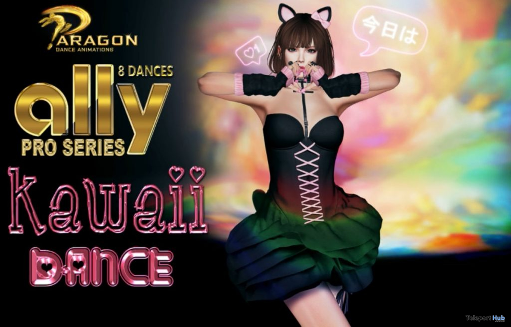  New Release: Ally Kawaii Dance Pack by Paragon Dance Animations @ Uber Event January 2020 - Teleport Hub - teleporthub.com