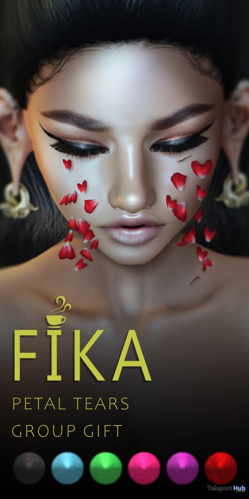 Petal Tears February 2020 Group Gift by Fika - Teleport Hub - teleporthub.com
