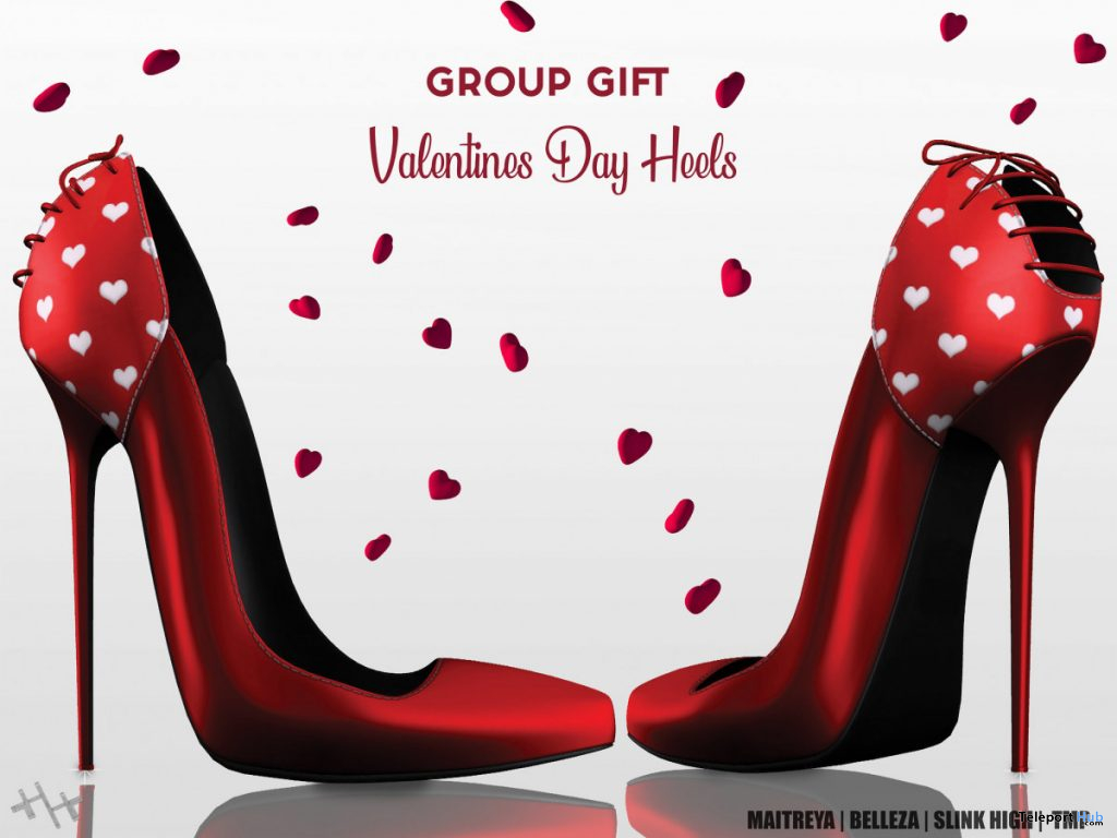 Kelly V-Day Stilettos February 2020 Group Gift by Hilly Haalan - Teleport Hub - teleporthub.com