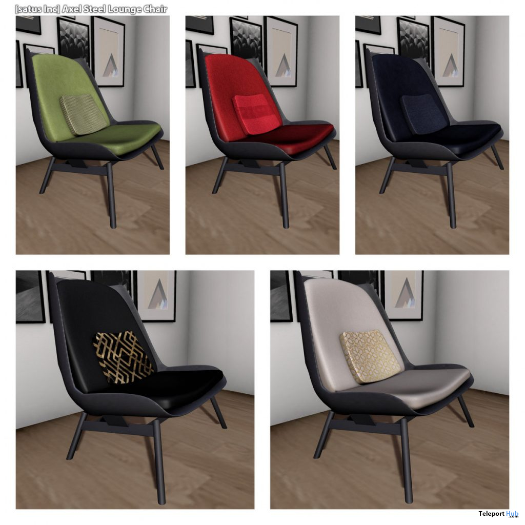 New Release: Axel Steel Lounge Chair by [satus Inc] - Teleport Hub - teleporthub.com