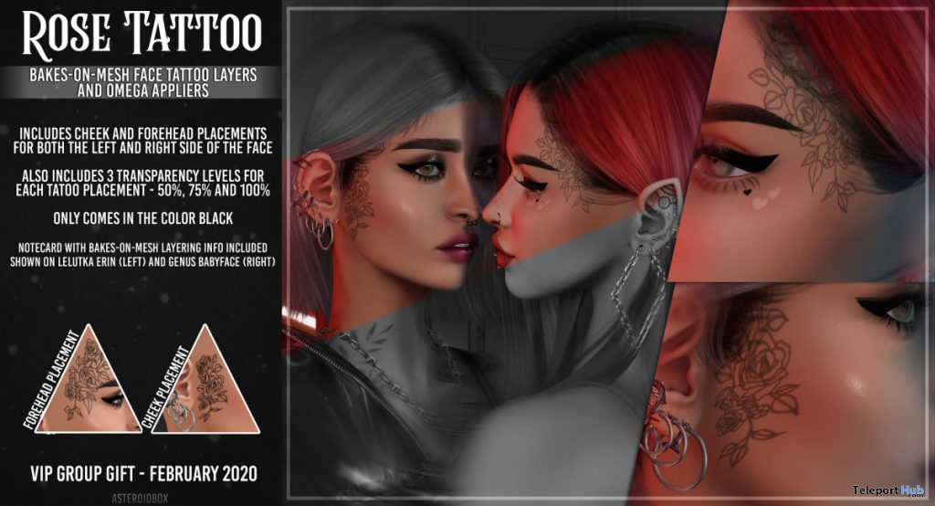 Rose Tattoo Group Gift by AsteroidBox - Teleport Hub - teleporthub.com