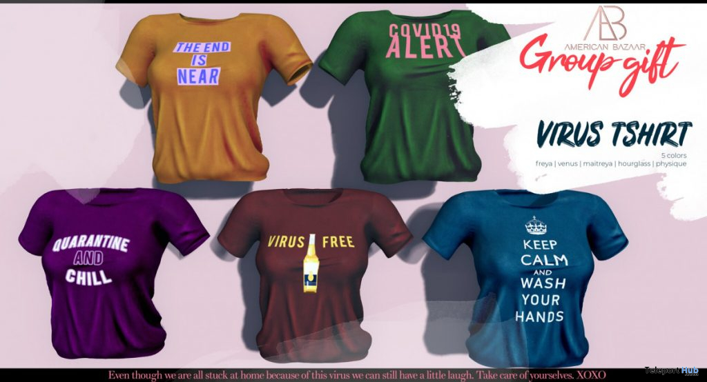 Virus T-Shirt March 2020 Group Gift by AMERICAN BAZAAR - Teleport Hub - teleporthub.com