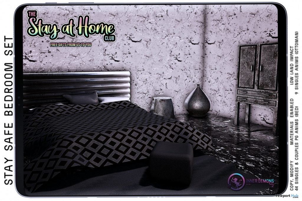 Stay Safe Bedroom Set March 2020 Gift by Inner Demons - Teleport Hub - teleporthub.com