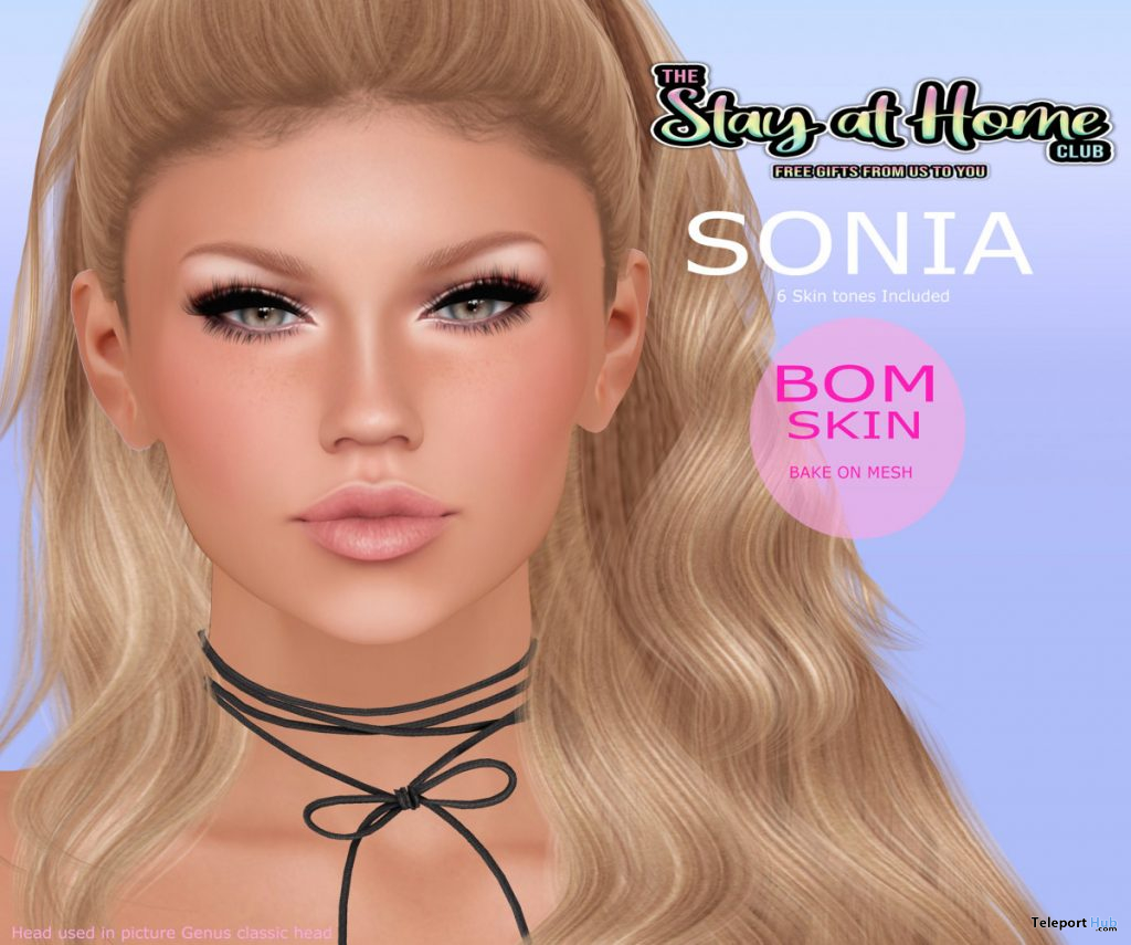 Sonia BOM Skin 6 Tones April 2020 Gift by WOW Skins - Teleport Hub - teleporthub.com
