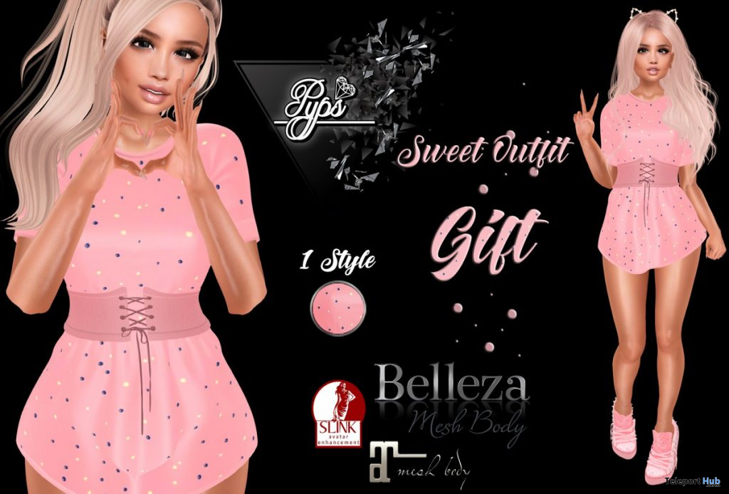 Sweet Outfit April 2020 Gift by Pyps - Teleport Hub - teleporthub.com