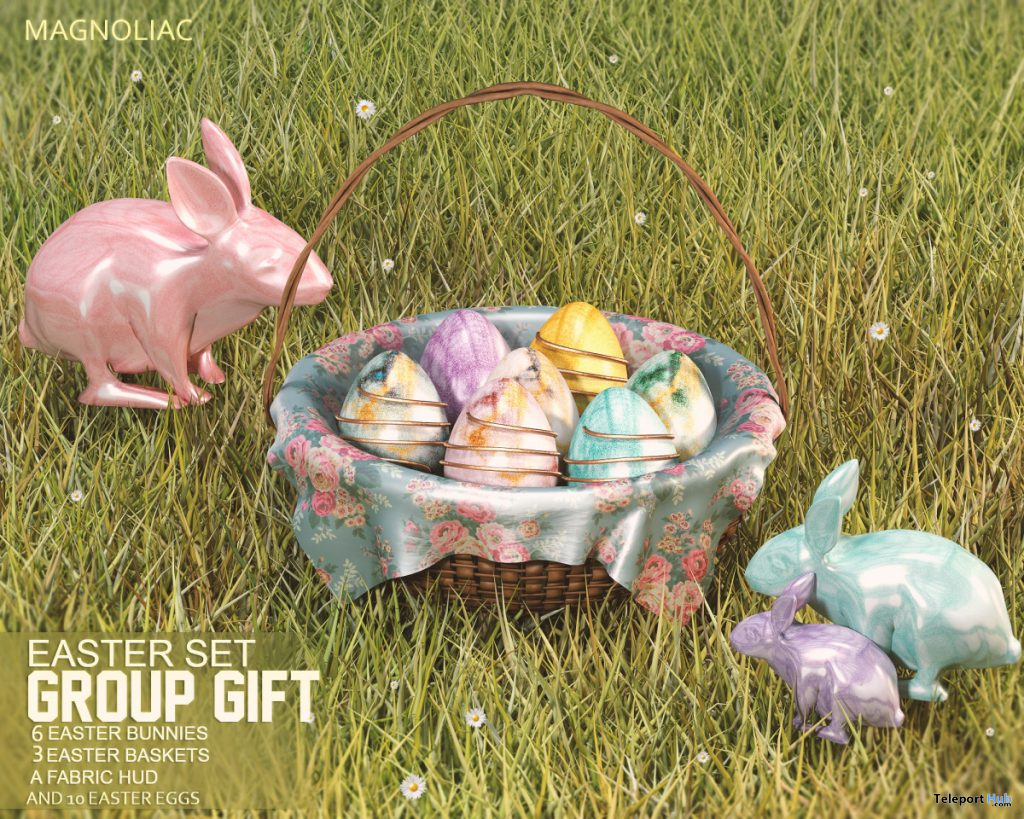 Easter Set April 2020 Group Gift by Magnoliac - Teleport Hub - teleporthub.com