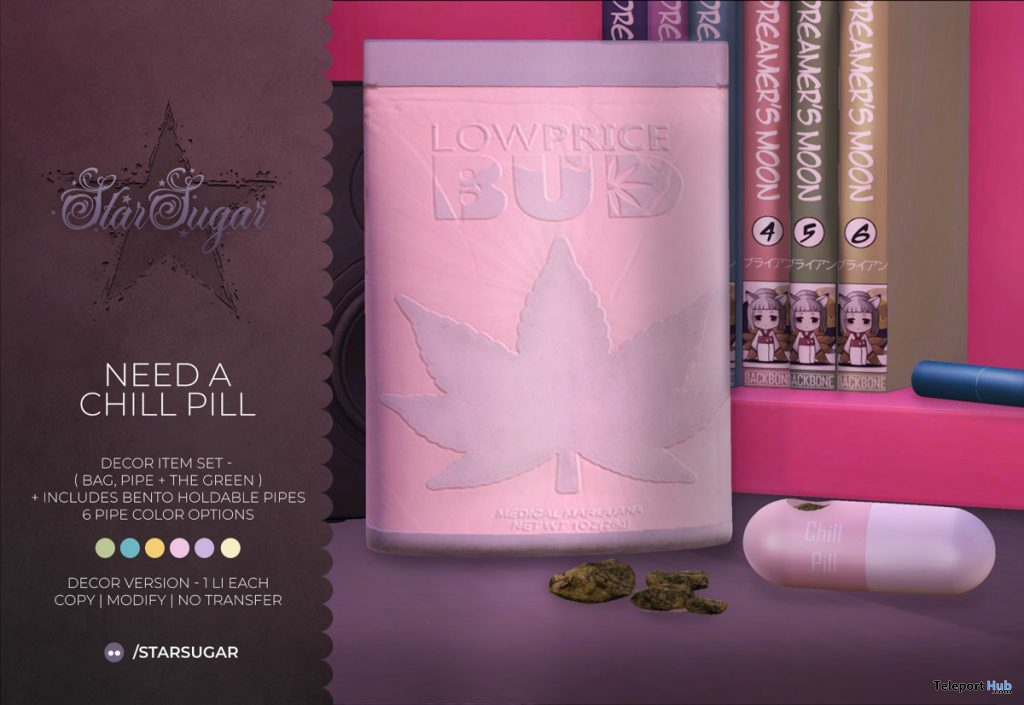 Need A Chill Pill April 2020 Group Gift by Star Sugar - Teleport Hub - teleporthub.com