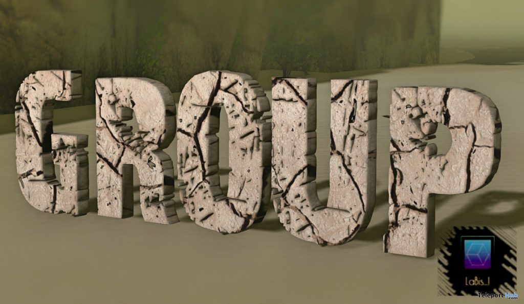 Mesh GROUP Text April 2020 Group Gift by LaBiS - Teleport Hub - teleporthub.com