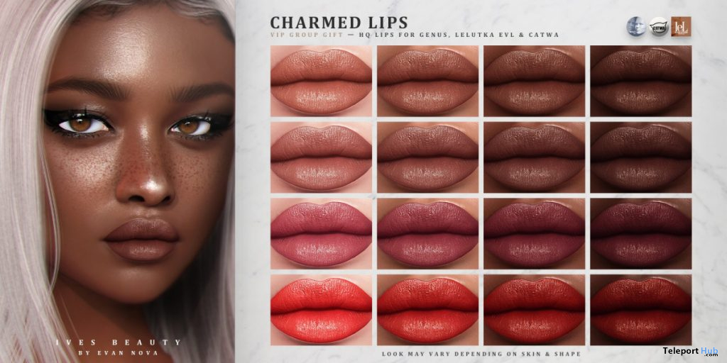  Charmed Lips June 2020 Group Gift by IVES - Teleport Hub - teleporthub.com