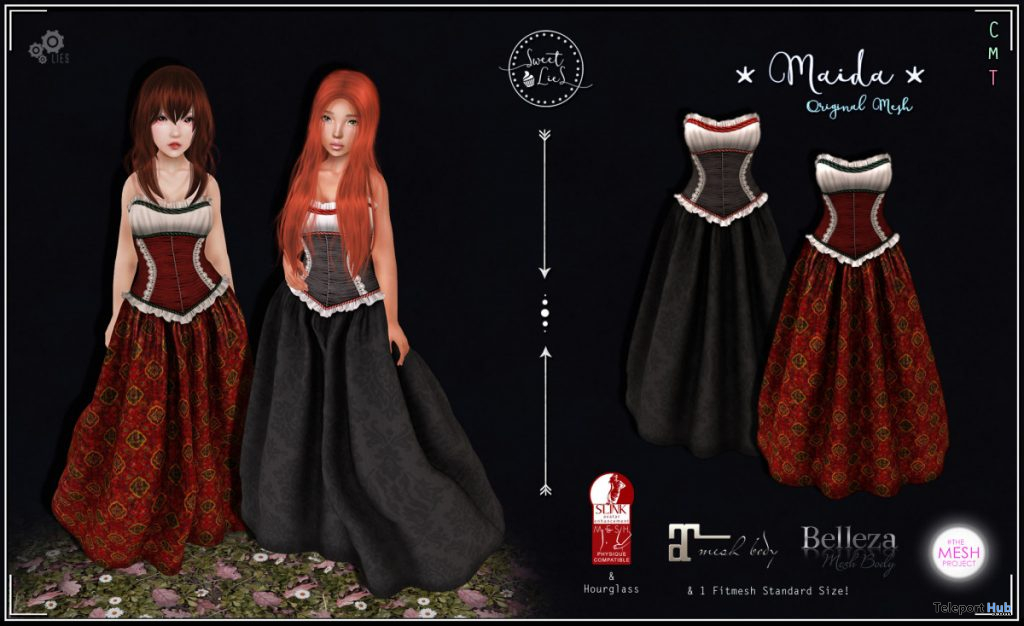 Maida Outfit May 2020 Group Gift by Sweet Lies - Teleport Hub - teleporthub.com