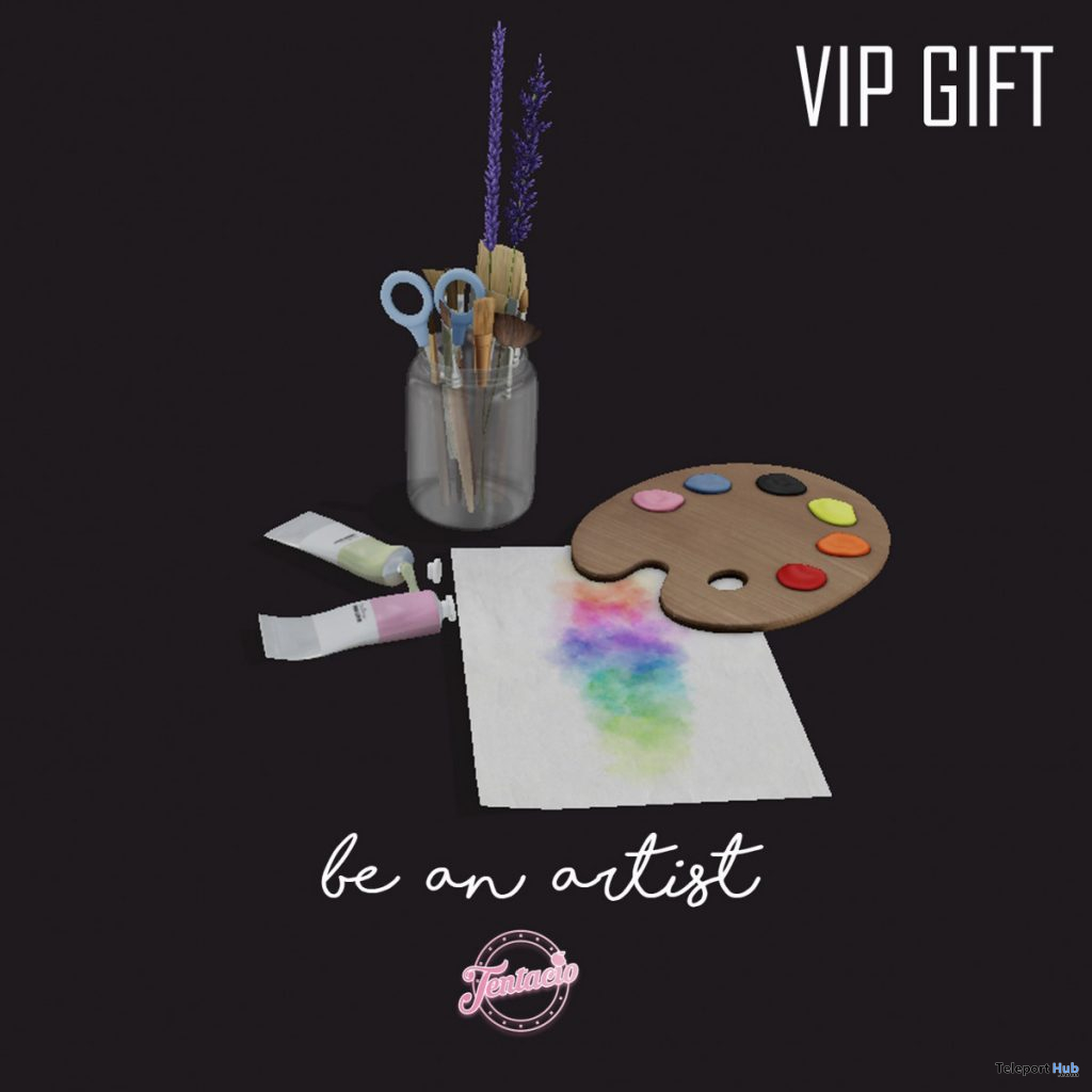 Be An Artist Set May 2020 Group Gift by Tentacio - Teleport Hub - teleporthub.com