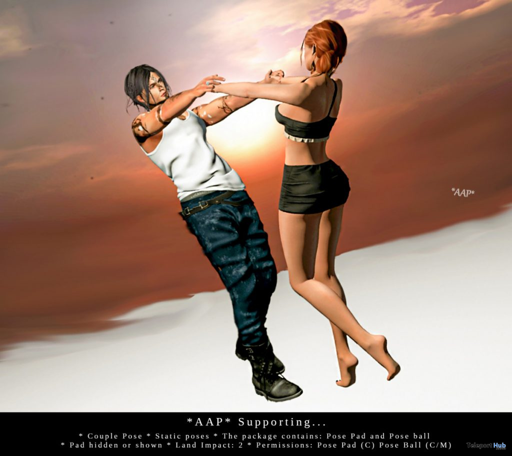 Supporting Couple Poses May 2020 Group Gift by *AAP* - Teleport Hub - teleporthub.com