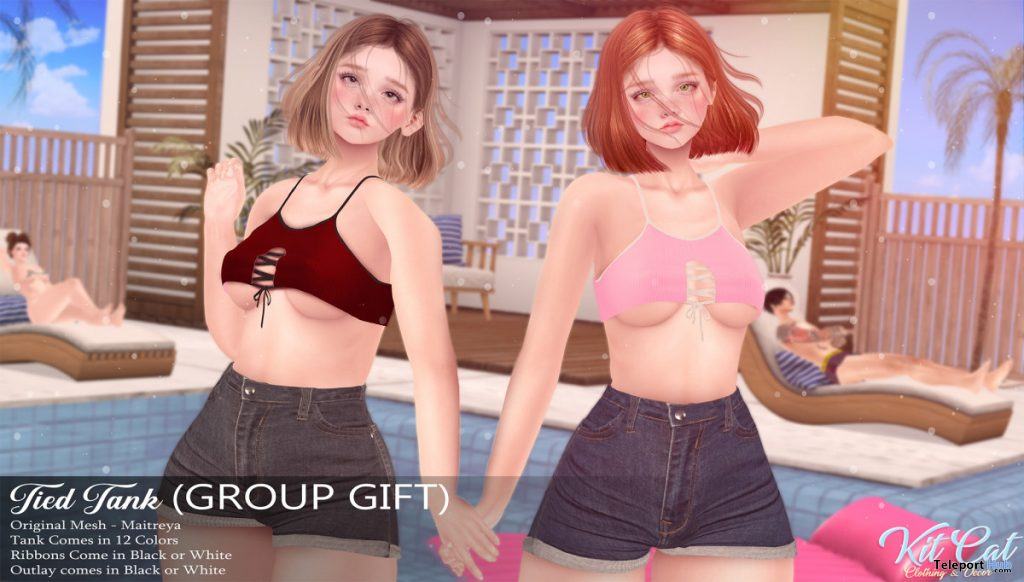 Tied Tank May 2020 Group Gift by KitCat - Teleport Hub - teleporthub.com